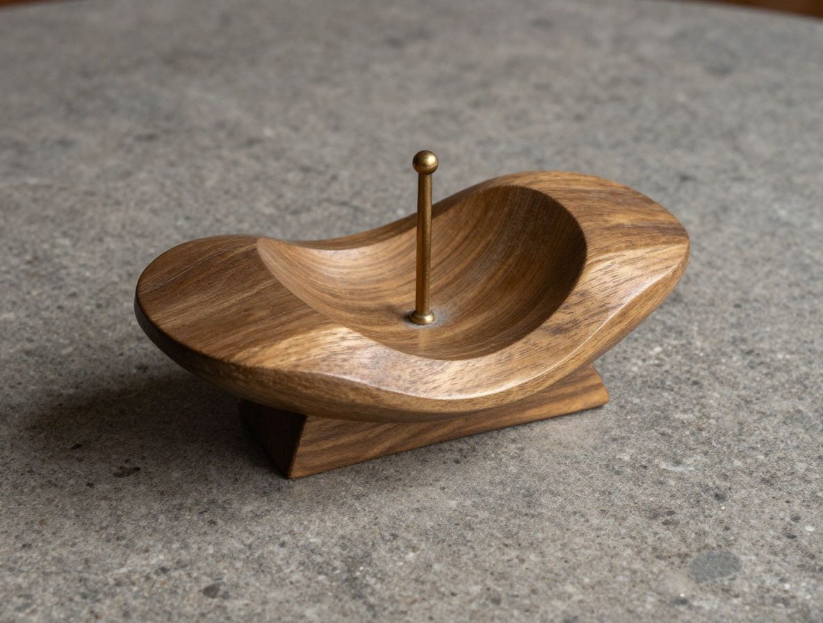 Balance ancienne en laiton placée sur une table en pierre, symbolisant le concept d'équilibre et de mesure dans la nutrition, fond neutre et lumineux